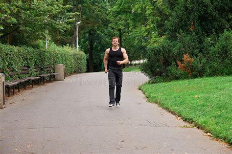 Tired Runner Resting On Sunny Park Bench Stock Image Image Of Bright