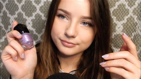 Asmr Painting My Nails And Chatting 💅🏻 Cleaning Viling Painting