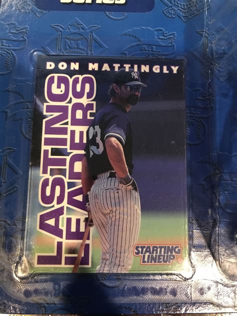 Don Mattingly New York Yankees Starting Lineup Baseball Card Ebay