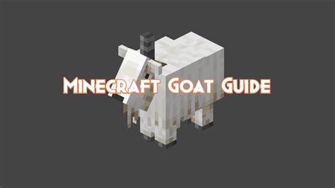 Minecraft Goat Guide: Drops, Behavior and Attacks - Pillar Of Gaming