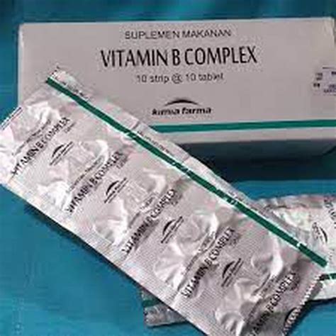 Vitamin B Komplek Tab Multivitamin Daya Tahan Tubuh