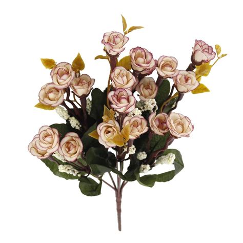 Tureclos Head Artificial Rose Flower Bouquet Simulation Silk Rose