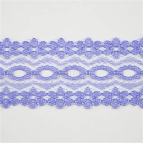 Daisy Nylon Eyelet Lace Trimming 8817 Violet Shine Trimmings Fabrics