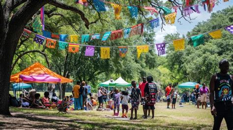 Premium Photo Juneteenth Celebration In Local Community Park