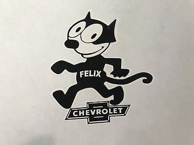 Parts Accessories Felix The Cat Chevrolet Chevy Original Style Black