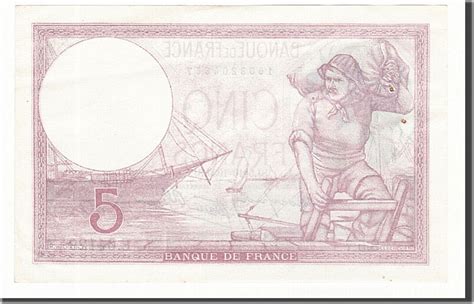 France Francs Banknote F Violet Unc