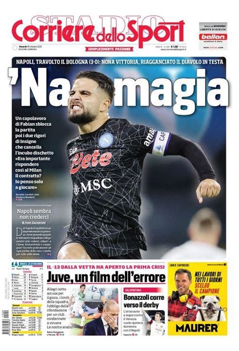 Prima Pagina Cds Campania Na Magia