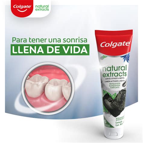 Crema Dental Colgate Natural Extracts Carbon Activado 140Gr