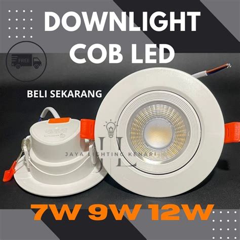 Jual Lampu Sorot Cob Spotlight W W W Watt Lampu Downlight Plafon