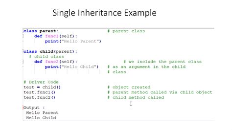 Python Inheritance Pptx