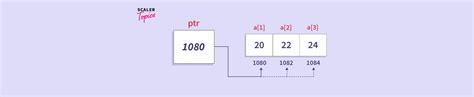 Array Of Pointers In C Scaler Topics