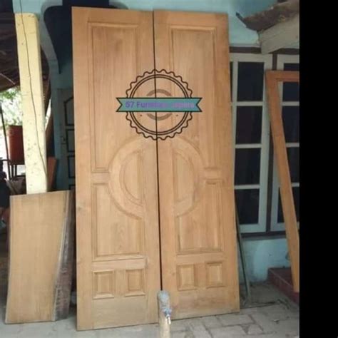 Promo Set Pintu Utama Kusen Rumah Kayu Jati Mentahan Murah Diskon