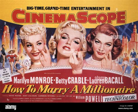 Come Sposare Un Milionario Poster Per Tcf Film Con Marilyn