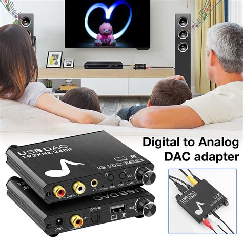 192Khz 24Bit Digitaal Naar Analoog Audio Converter Grandado