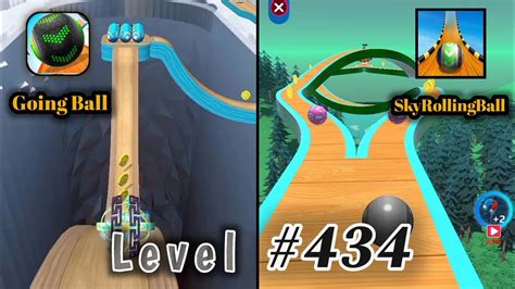 Going Balls VS Sky Rolling Ball Update Level 434 SpeedRun