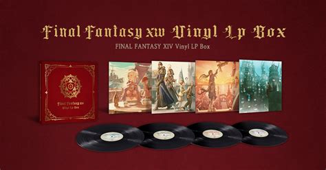 FINAL FANTASY XIV FF 14 Vinyl Record Soundtrack 4 LP Box Set Stormblood