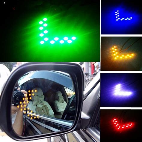 Fashion Rear View Or Car Mirror Panel F Indicator Arrow Turn Signal Smd