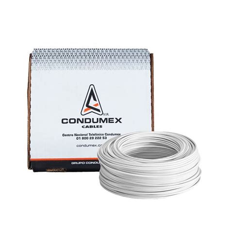 Compra Caja De 100 M Cable Blanco THW Calibre 8 100 Cobre CTHW 8B