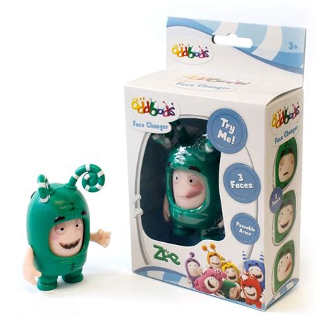 Oddbods Zee Face Changer Figurine By One Animation Hobbies And Toys