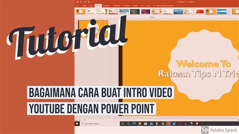 Bagaimana Cara Buat Intro Video Youtube Dengan Power Point Youtube