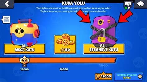 Kupa Yolunun Sonuna Gelİrsek Ne Olur 15 000 Kupa Oldum Brawl Stars Youtube