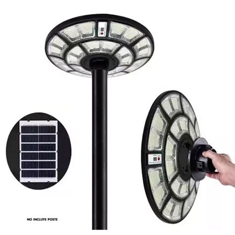 Lampara Farola Solar Circular Ip De W Tipo Ovni