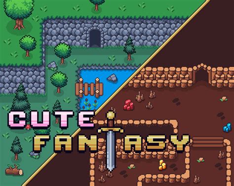 Cute Fantasy Rpg 16x16 Top Down Pixel Art Asset Pack By Kenmi