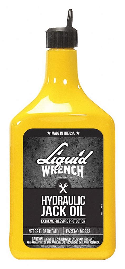 LIQUID WRENCH Hydraulic Jack Oil: 32 oz Size, Bottle - 54YK48|M3332 ...