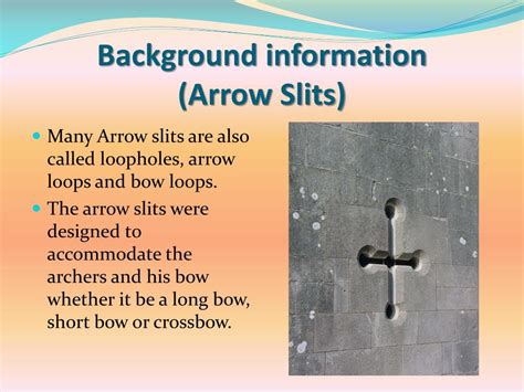 Ppt Machicolations And Arrow Slits Powerpoint Presentation Free