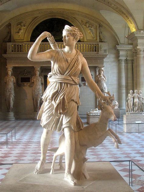 Roman Diana Of Versailles Nd Century Ad Roman Sculpture Roman Art