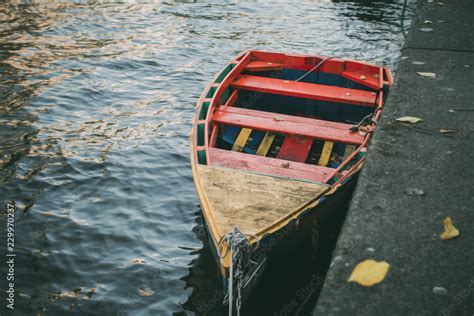 Boat on water background. Stock Photo | Adobe Stock