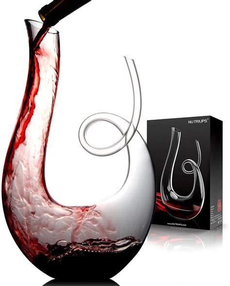 Decanter For Wine Decanters And Carafes By Nutriups Crystal Aerator