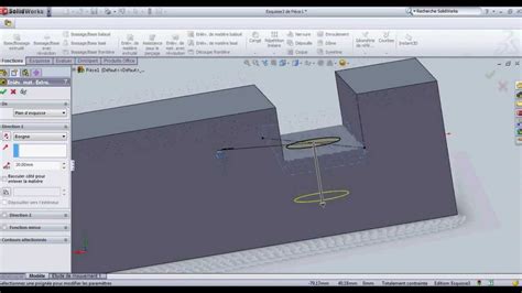 Tutoriel Solidworks N Extrusion Enl Vement De Mati Re D Butant