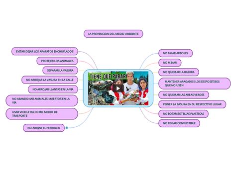 El Medio Ambiente Mind Map