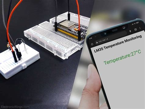 Esp Temperature Sensor Lm Interfacing In Arduino Ide Off