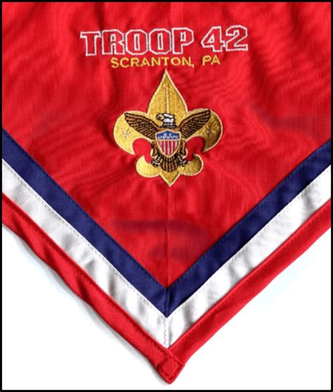 Custom Bsa® Neckerchiefs The Moritz Embroidery Works