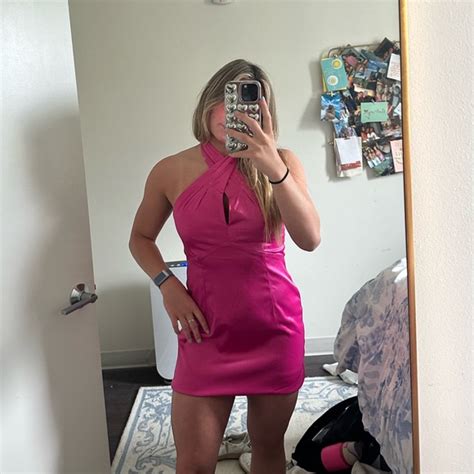 Superdown Dresses Nwt Samira Super Down Hot Pink Mini Poshmark