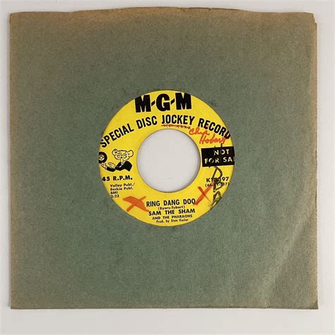 Sam The Sham Ring Dang Doo Dont Try It 1965 7” 45 Dj Promo Ex Ebay