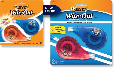 Bic Wite Out Cinta Correctora Ez Correcta Color Blanco Unidades