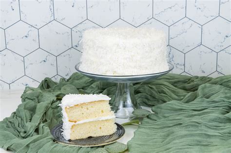 White Cake With Coconut Icing Shady Maple