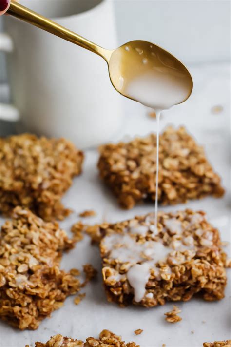 Cinnamon Roll Oatmeal Bars Our Balanced Bowl