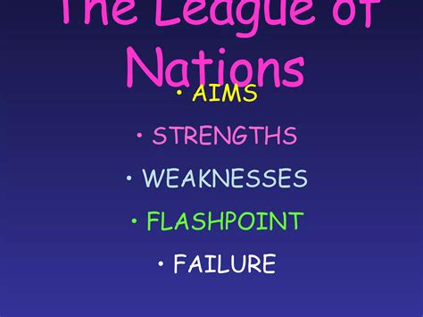 The League of Nations | PPT