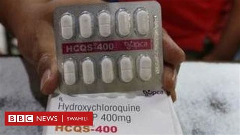 Virusi Vya Corona Hatari Ya Dawa Ya Hydroxychloroquine Inayotumiwa Na