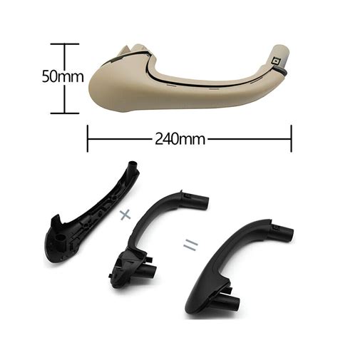 For Mercedes Benz C Class W203 Front Left Inner Door Pull Handle Trim