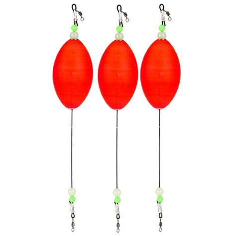 3pack Fishing Bobbers Popping Cork Float For Redfish Speckled Trout