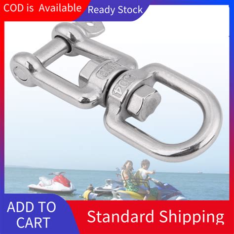 Vbsh Shop Heavy Duty Stainless Steel Swivel Ring Snap Rolling