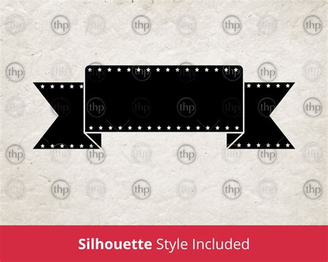 Star Banner SVG Banner Svg Ribbon Svg Sash Svg Banner Cut - Etsy