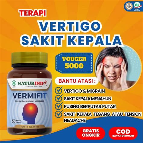 Jual Obat Sakit Kepala Migrain Herbal Vertigo Sakit Kepala Migrain