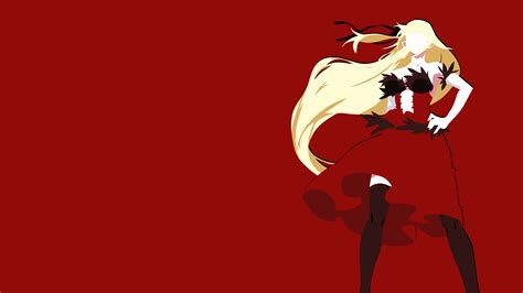 Anime Blonde Dress Kiss Shot Acerola Orion Heart Under Blade Long Hair