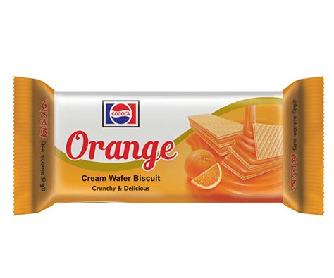 Orange Cream Wafer Biscuit Cocola Food Products Limited